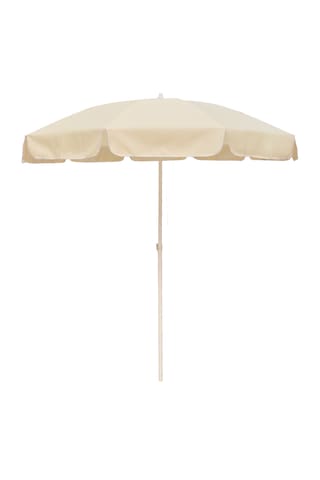 Form Outdoor Mega Şemsiye 240/10 Krem - 240cm Çapında Yuvarlak 10 Telli Krem