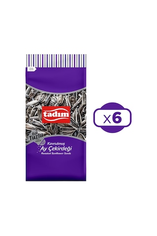 Tadım Ayçekirdeği Bol Tuzlu Kavrulmuş Siyah 6 x 180 G