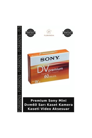 Premium Sony Mini Dvm60 Sarı Kaset Kamera Kaseti Video Aksesuar