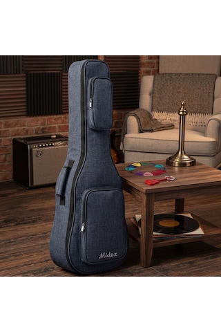 Midex Cs-89dbl Özel Tasarım Softcase Klasik Gitar Çantası Gigbag Kılıf 101 Cm