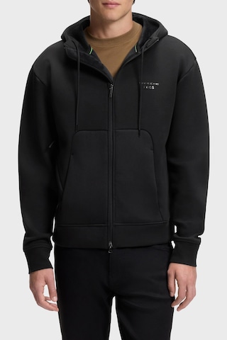 Boss Pamuklu Kapüşonlu Yaka Fermuarlı Relaxed Fit Sweat Erkek Sweat 50569946 001 Siyah