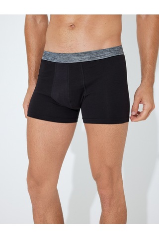 Koton Basic 3'lü Boxer Seti Kırçıllı Siyah 5wlm90066mk Siyah