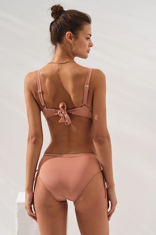 Pierre Cardin 231229 Bronz Sole Kaplı Toplarlayıcı Bikini Takımı