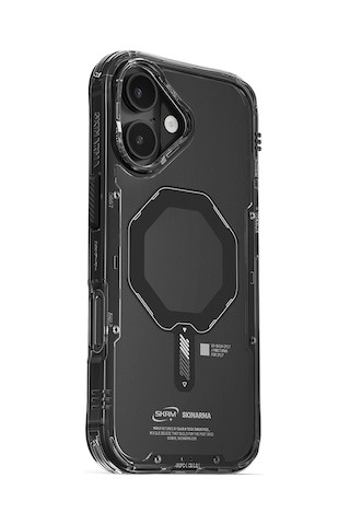 Apple Uyumlu iPhone 17 Kılıf M-safe Şarj Özellikli Şeffaf Airbag Skinarma Saido Mag-charge Kapak Siyah Apple Uyumlu iPhone 17 Kılıf M-safe Şarj Özellikli Şeffaf Airbag Skinarma Saido Mag-charge Kapak Siyah