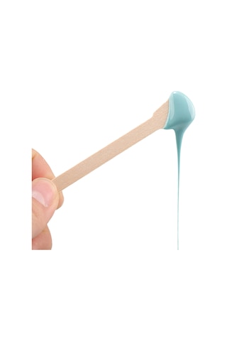 Reedark Bluezoo 2 Si 1 Arada Yüz Ve Burun Ağda Çubukları, 200 Lü Paket, Doğal Ahşap Malzeme