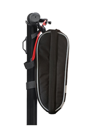 Microcase Taşınabilir 3 Bölmeli Flaşörlü Scooter Bisiklet Çanta Al4249 Siyah