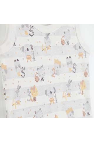 Çimpa Panolino 2'li Bebek Body 20749 Sarı - Ekru