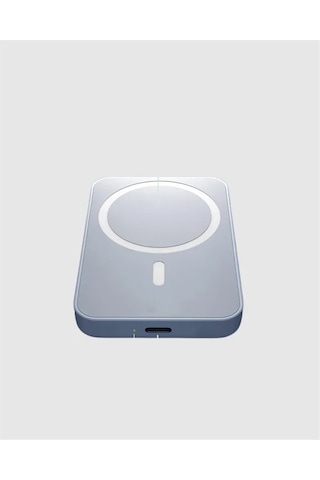 Ultra Kompakt Ve Güçlü Magsafe Powerbank 10000 Mah İle Kablosuz Şarj Deneyimi Beyaz 76033404