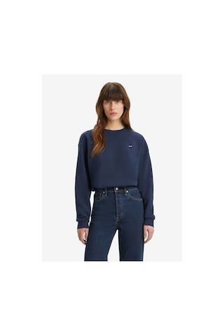Levi's Oversized Yuvarlak Yaka Kadın Sweatshirt - Günlük Minimalist Tarz Mavi