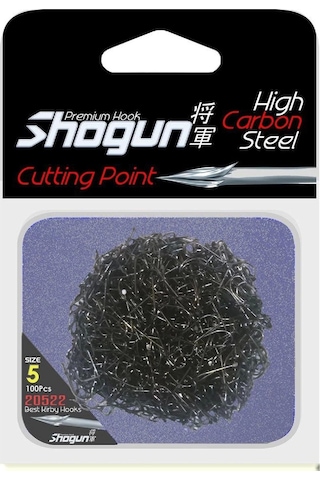 Shogun 1522 Best Kirby Siyah Çapraz 100 Lü Olta İğnesi No:3 - Standart