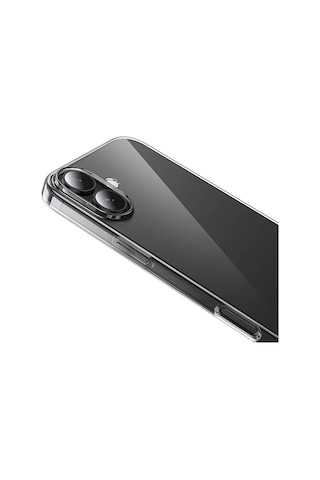 Zore Apple Uyumlu iPhone 16 Plus Kılıf Msra Süper Silikon Kapak-şeffaf Şeffaf
