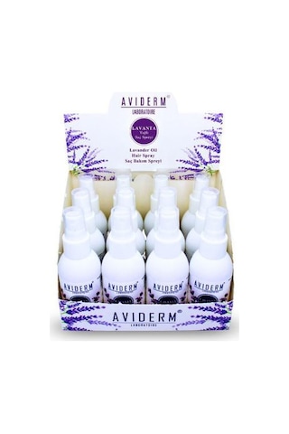 Aviderm Bit Kovucu Lavanta Yağlı Saç Spereyi 100 Ml 12 Li Stand