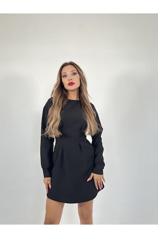 Lukas 6527 Elbise-siyah Renkli Çok Renkli