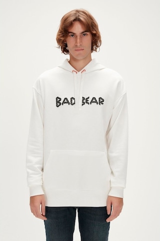 Bad Bear 3d Bad Erkek Beyaz Uzun Kol Sweatshirt 230212001-WHT Beyaz