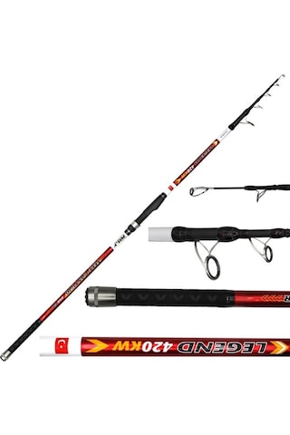 Wily Legend Kw 420 Cm 250 Gr Aksiyonlu Karbon Surf Kamış 1
