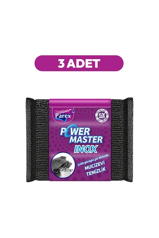 Power Master Inox Sünger Üç Adet