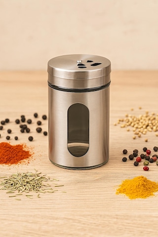 Cam Metal Kapaklı Tuzluk 100 Ml Metal