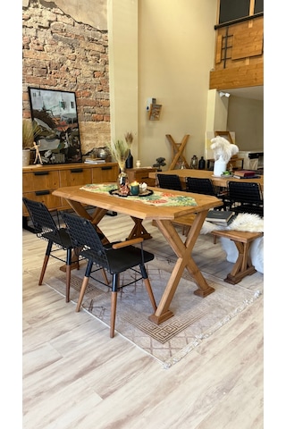 Ntconcept Arden Ahşap Yemek Masası Takımı