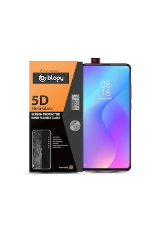 Blogy Mi 9t İle Uyumlu Flexi 5d Ekran Koruyucu