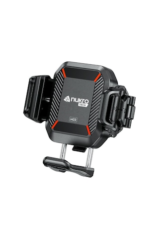 Nukrotech M33 Titreşim Modüllü Motosiklet Telefon Tutucu