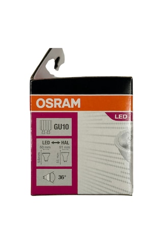 Osram Par16 4.5w 50w 6500k Beyaz Işık Gu10 Duylu Led Spot 10 Adet