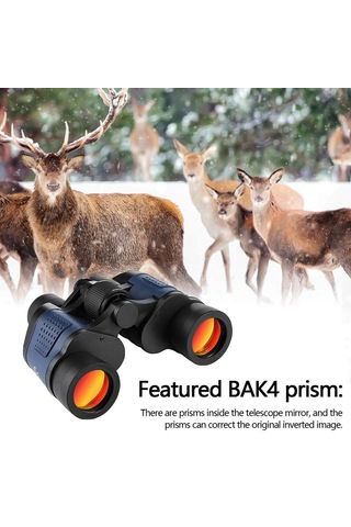 60x60 Su Geçirmez Gece Görüşlü Profesyonel Dürbün