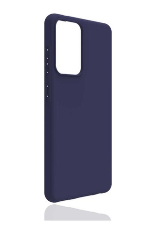 Samsung Uyumlu Galaxy A72 Kılıf Zore Biye Silikon Lacivert