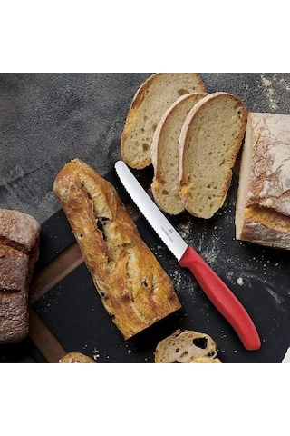 Victorinox Soyacak Ve Sofra Bıçağı Seti, 2 Parça Kırmızı Çok Renkli