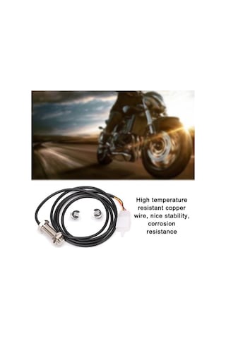 Sandwich Atv Motosiklet Dijital Kilometre Hızı Devir Sayacı Sensörü, Bakır Kablolu + 2 Mıknatıslı Dayanıklı Kurulum Kolay