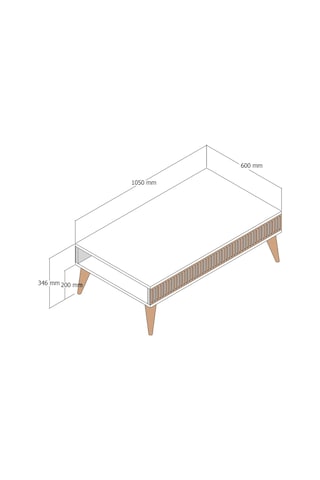 Variant Milan Orta Sehpa - Ceviz / Antrasit