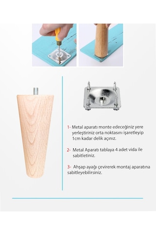 Tsmpapel Baza Ayağı - Ünite Ayağı- Koltuk Ayağı- Sehpa Ayağı