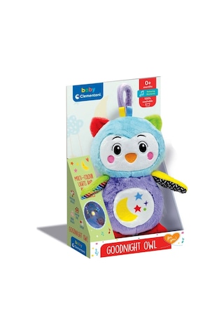 Baby Clementoni Işıklı Müzikli Peluş Baykuş Goodnight Owl Karışık Çok Renkli