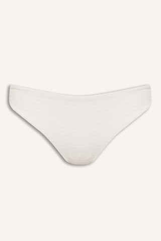 Defacto Regular Fıt Kırışık Dokulu Kumaş Kapalı Beyaz Bikini Altı G5349ax26smwt16 Beyaz-wt16