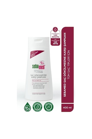 Sebamed Saç Dökülmesine Karşı Etkili Kafein ve Ginkgo Biloba İçerikli Şampuan 400 ML