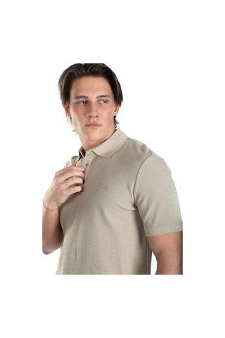 Lee Cooper Tylen Erkek Polo Yaka T-Shirt Koyu Bej-17657-K. Bej