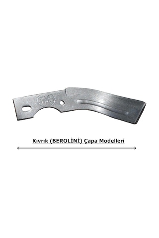 Bertolini 215 Federli Süper Çelik Çapa Bıçağı 24 Adet