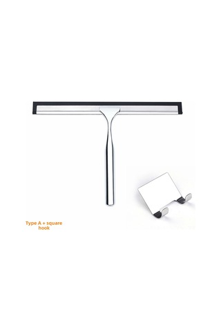 Yaozixa Ev İçin Çelik Ve Çinko Alaşımlı Cam Temizleyici, Tek Taraflı Silme, Sürgülü Tutucu, A Modeli Siyah Jantlı Kutu 40 Adet Diğer