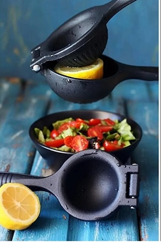 Döküm Limon Sıkacağı Narenciye Siyah
