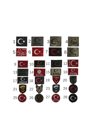 Baggor Cırtlı Askeri Patch/Peç (Yama) - Arma Modelleri Haki