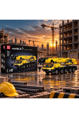 Mould King 17073 LTM 1110 Mobil Vinç Yapım Seti | 3.218 Parça