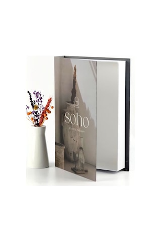 Kitap Görünümlü Dekoratif Kutu, Iskandinav Tarzı Kitap Şeklinde Saklama Kutusu, Ev Dekorasyonu, Modern Ev Dekorasyonu- Do It Today - Dvdktpkt004