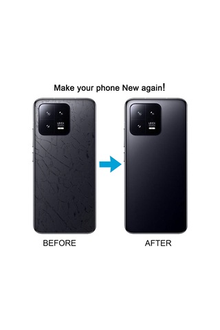 Xiaomi 13  Cam Malzeme Arka Kapak İçin Siyah