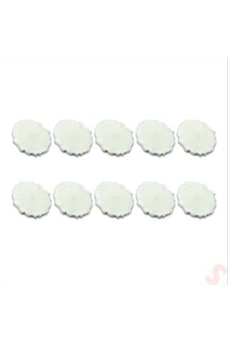 Epoksi Magnet, 6,50 Cm - Gümüş - 10 Adet Gümüş