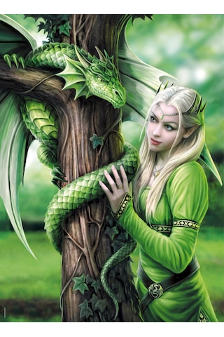 Clementoni 1000 Parça Anne Stokes Collection Kindred Spirits Yeti