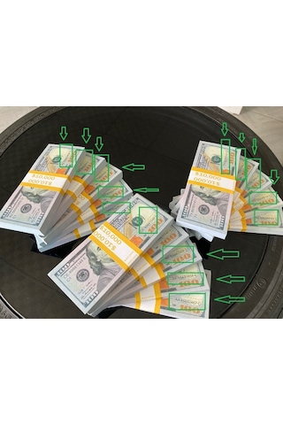 Aykar 15 Deste 100 Dolar Geçersiz 1. Kalite Çift Taraflı Baskı