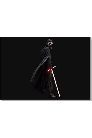 Cakasepetim Star Wars Kylo Ren Işın Kılıcı Ahşap Mdf Tablo