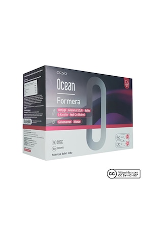 Ocean Formera L-karnitin 30 Tüp + Glukomannan 60 Kapsül Aromalı