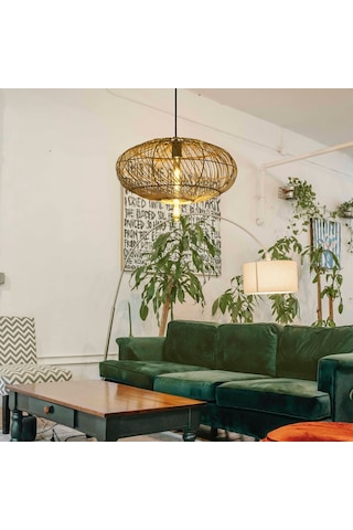 Bambu Aydınlatma: Ellips 50Cm