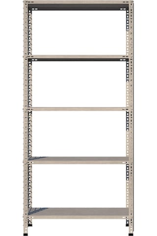 Rafburada 5 Katlı Galvaniz Tel Kafes Çelik Raf - Dekoratif Raf-31x60 cm-150 cm