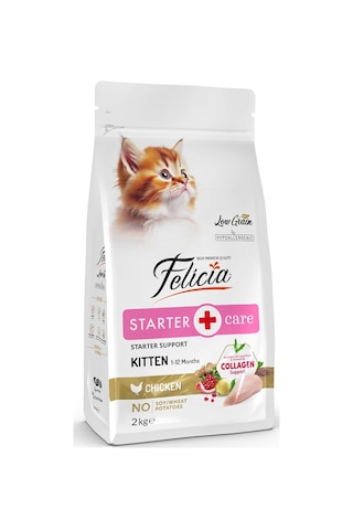 Kuru Kedi Maması, Tavuklu, Az Tahıllı, Yavru Kedi, Hipoalerjenik, 2 Kg